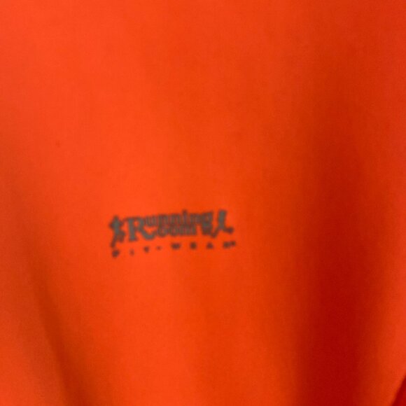 Running Room Florescent Orange Hi Viz Unisex Jacket Polyester Sz S - Picture 3 of 8